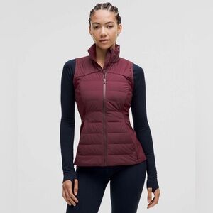 lululemon athletica Women's Quilted Burgundy Vest